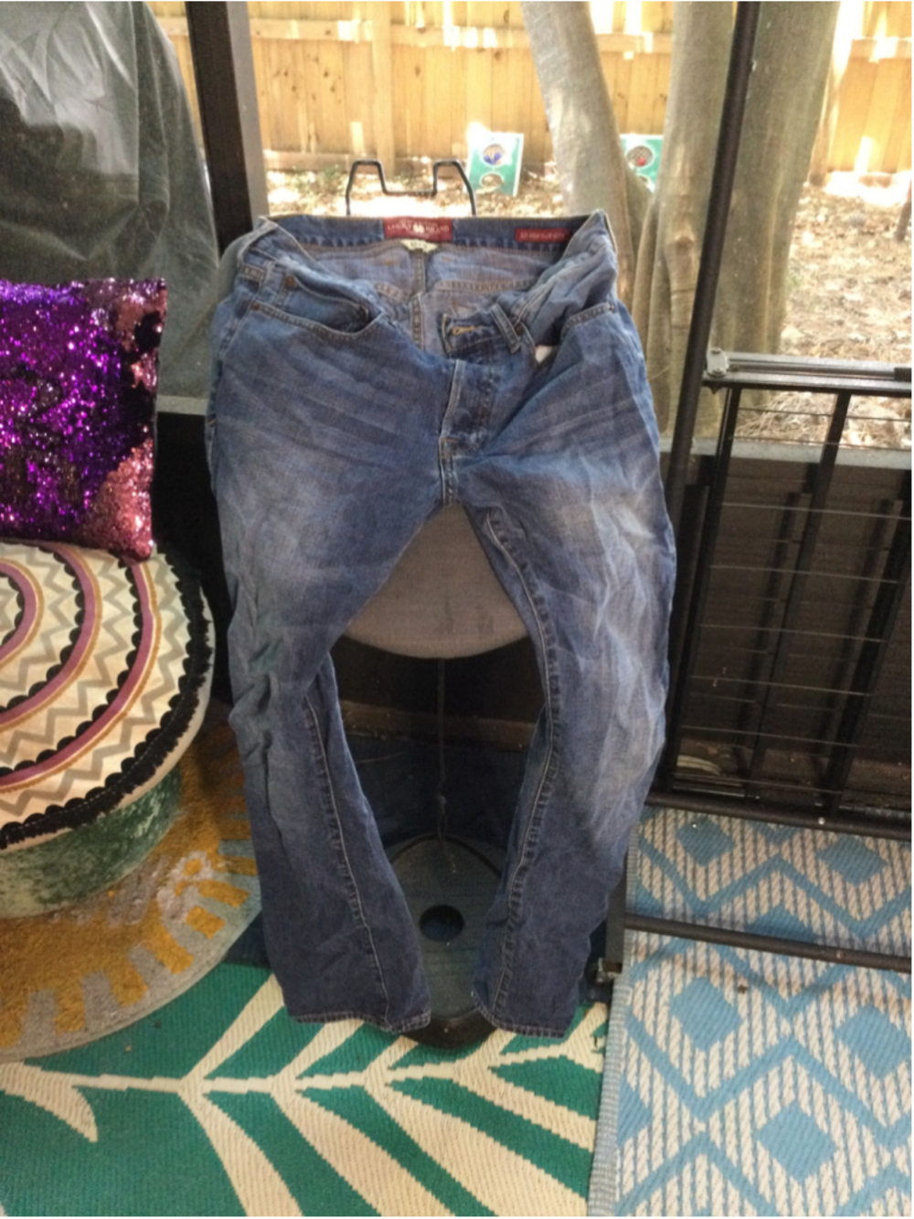 Men's Lucky Brand 121 Heritage Slim Jeans Blue Waist 32